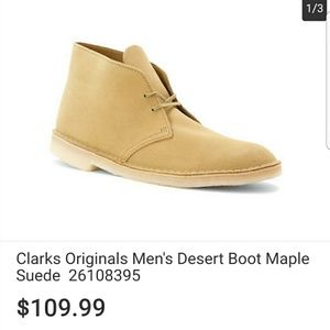 Clarks - Limited Edition - Maple Suede Desert Boot